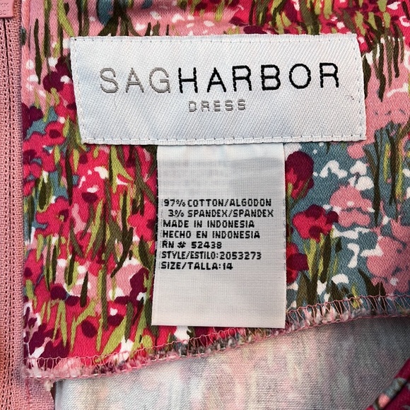 Sag Harbor floral dress, 14 - Picture 4 of 5